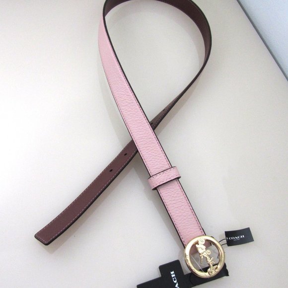 Coach Horse & Carriage Signature buckle belt Pink - Picture 7 of 7